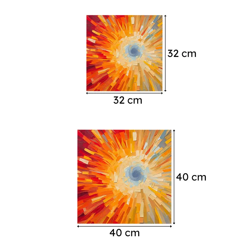 Fireburst Wall Painting media 6