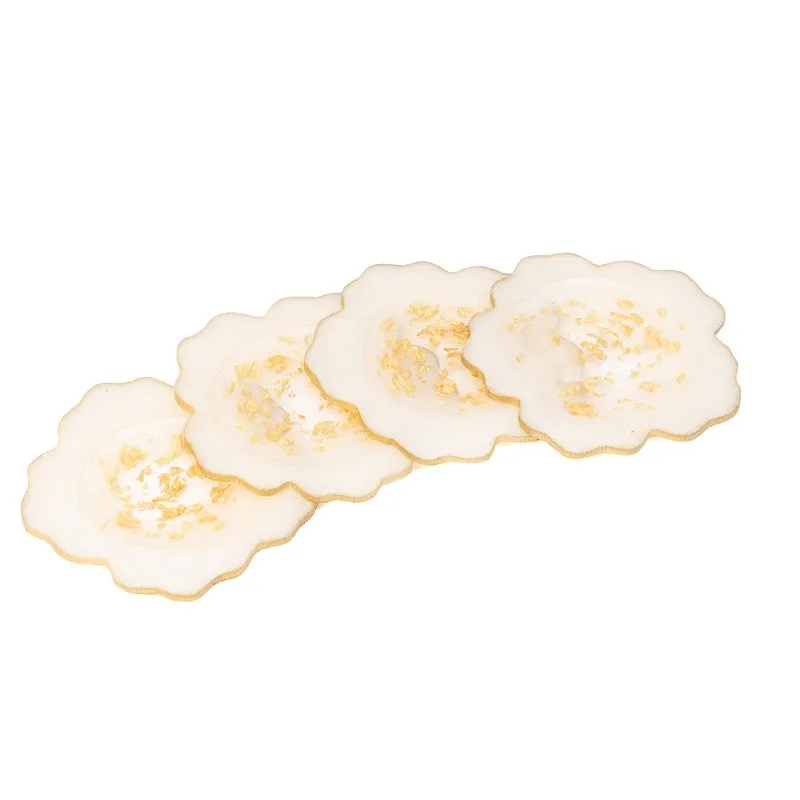 Celeste Crystal Coaster (Wjhite) - Set Of Four media 4