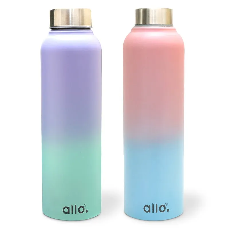 HydraCube Stainless Steel Water Bottle (950 mL Each) - Set Of Two media 3