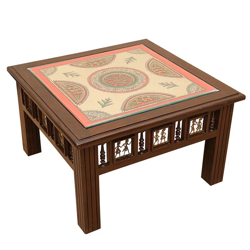 Vaari I Teak Wood Center Table media 3