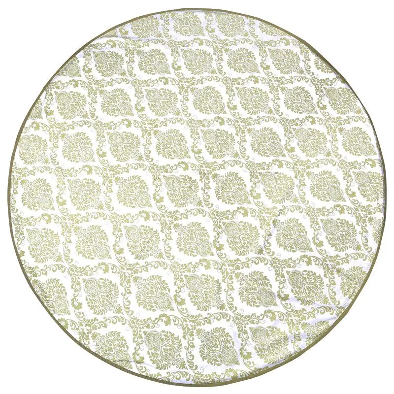 Ardila Ethnic Round Table Cover - Green media 4