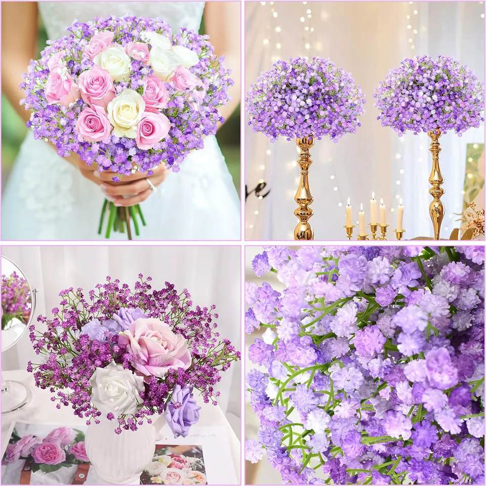 Gypsophila Artificial Flower - Set Of Three media 11