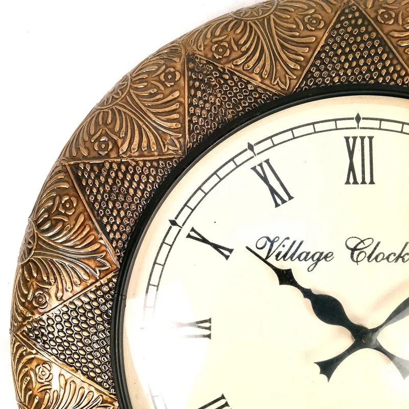 Unique Harmony Circle Wooden Wall Clock media 8