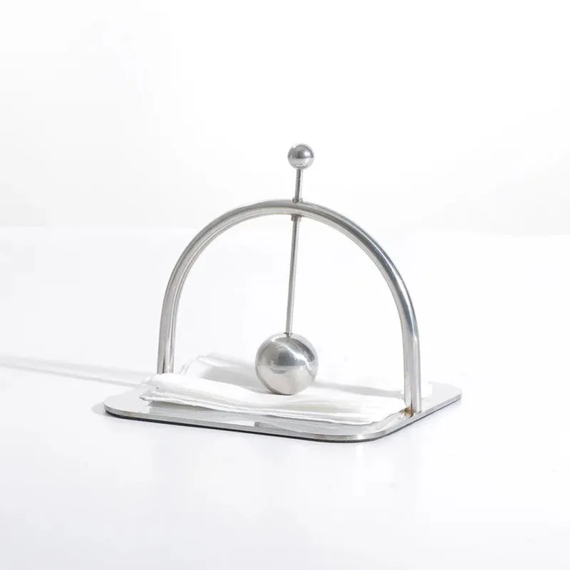 Napkin Nest Stainless Steel Tissue Holder media 5