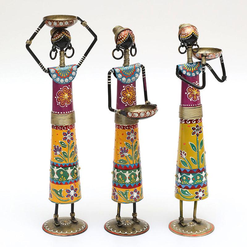 Darya Flora Wall Accent Tribal Showpiece media 3
