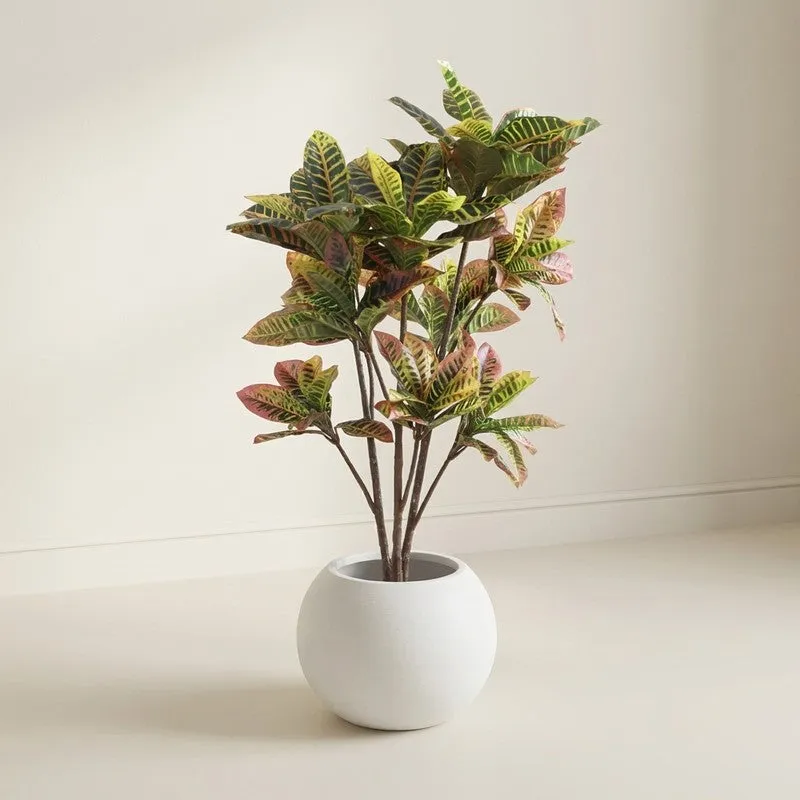 SoftLeaf Artificial Plant With Black Plastic Pot - 3.7 ft media 1