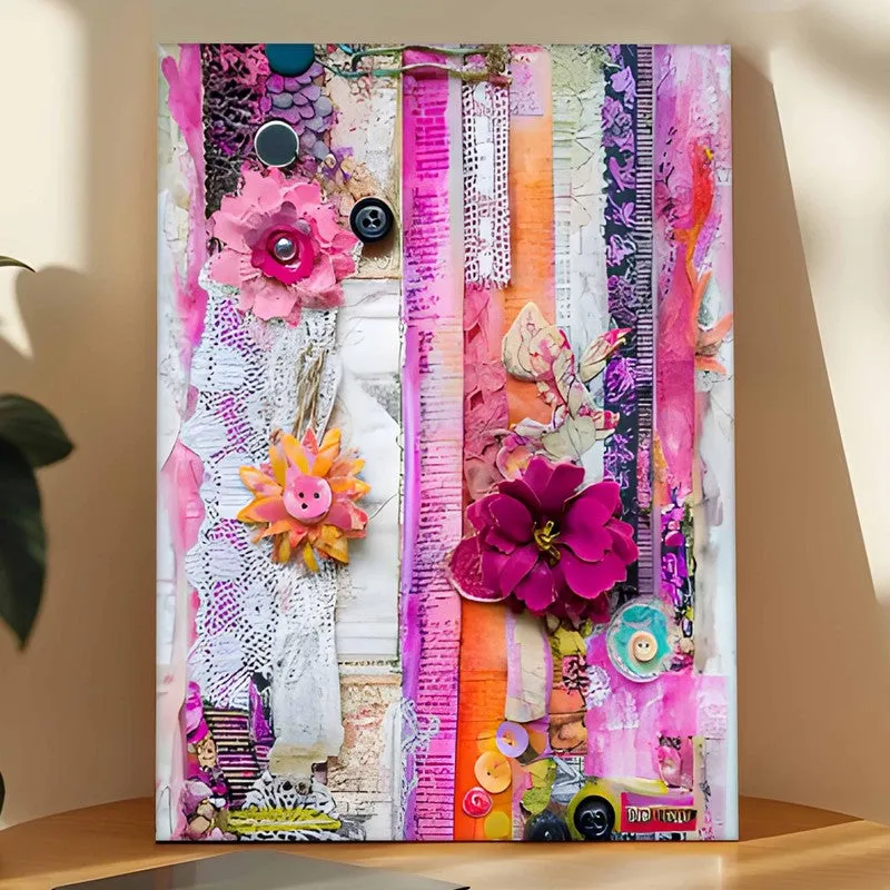 Sacred Bloom Canvas Wall Art media 5