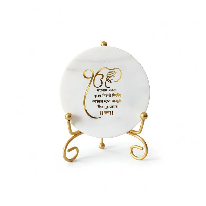 Divine Krishna Marble Showpiece With Stand - White media 3