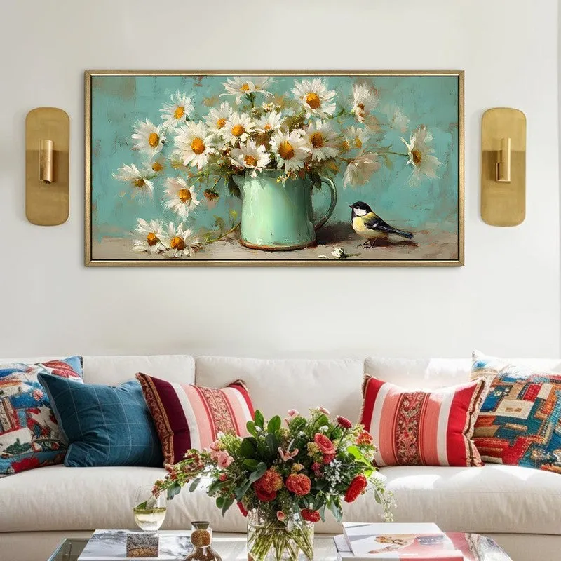 Garden Memoir Canvas Wall Painting With Frame media 1