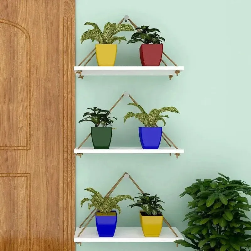 Playful Nest (MDF,Wood) Shelves - Set Of Three media 1