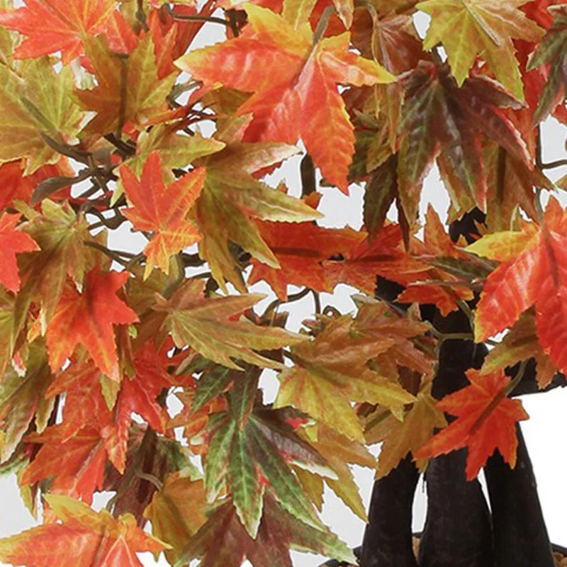 Artificial Multicolor Maple Bonsai Plant With Ceramic Pot - 1.3 Feet media 3