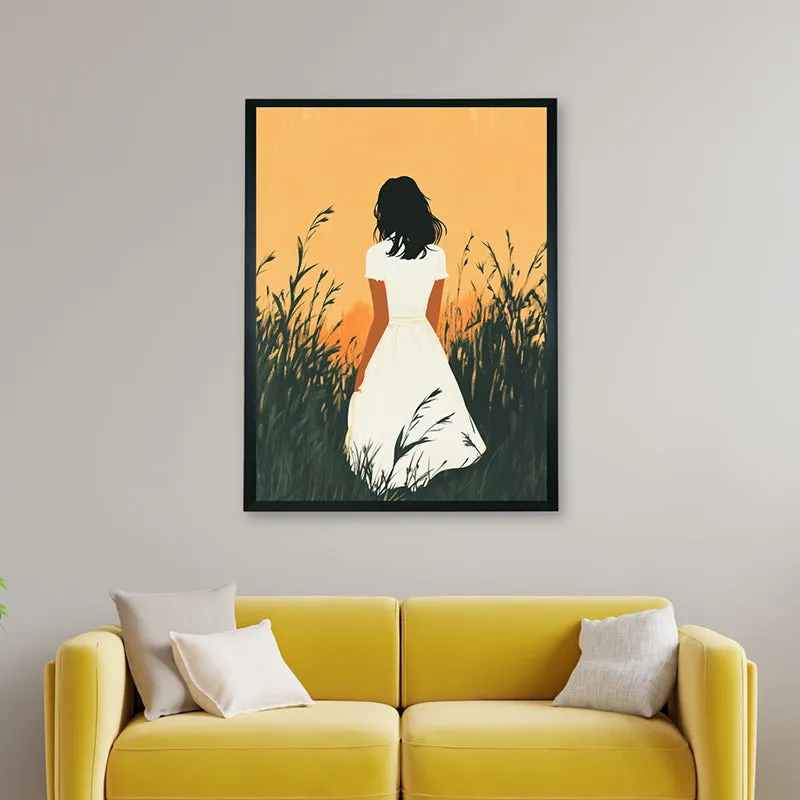 Bliss Of Solitude Wall Canvas Art With Resin Frame media 5