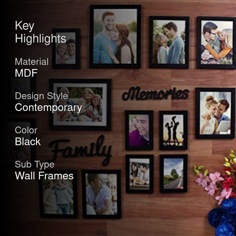 Family MDF Memories (Black) - Set Of Fourteen media 2