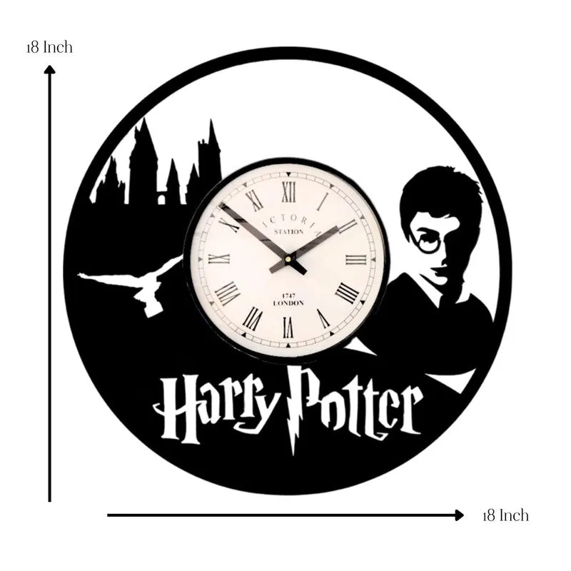 Harry Potter Steel Analog Wall Clock - Black media 7