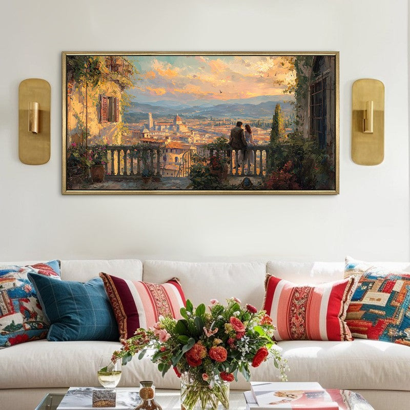 Elysium Canvas Wall Painting With Frame
