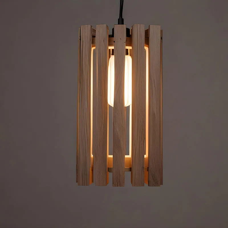 Kanso Single Wooden Ceiling Lamp media 1
