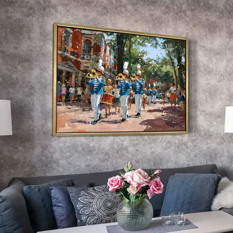 Parade Harmony Canvas Wall Painting With Frame media 6