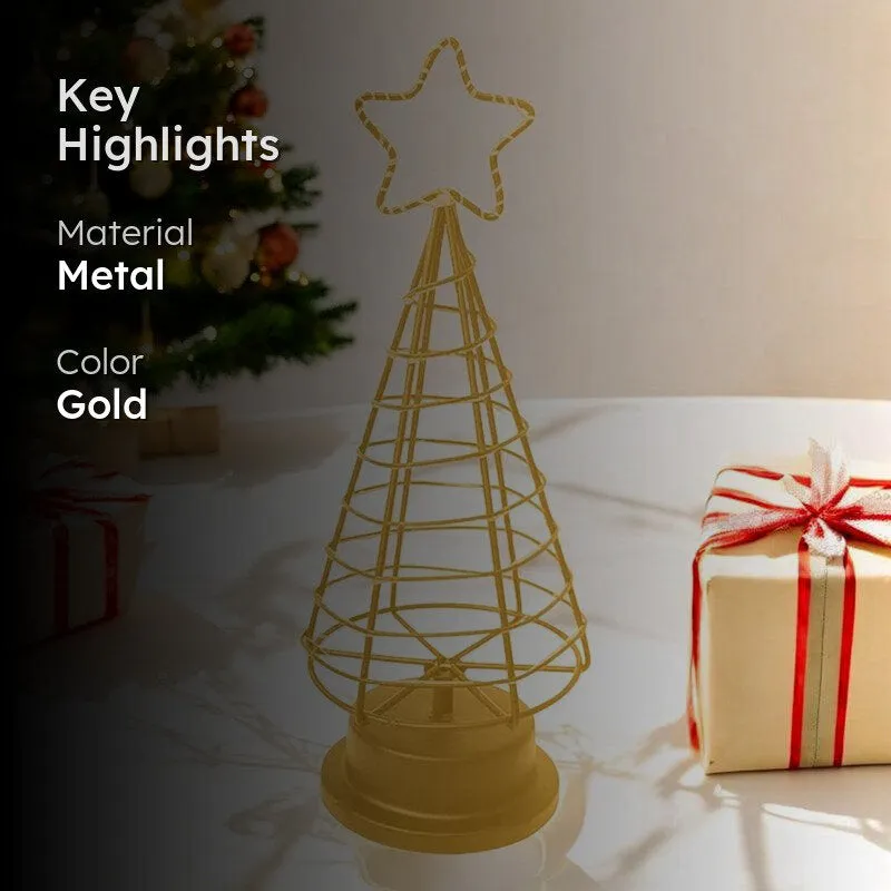 Urban Fir Christmas Ornament - Gold media 2
