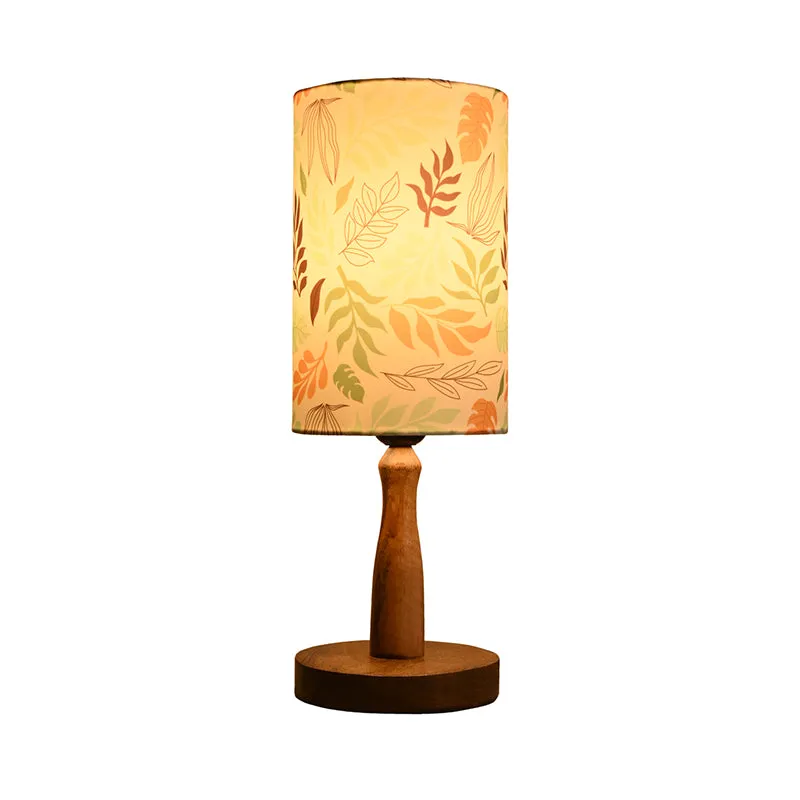 Autumn Fern Fabric Table Lamp - Multicolor media 4