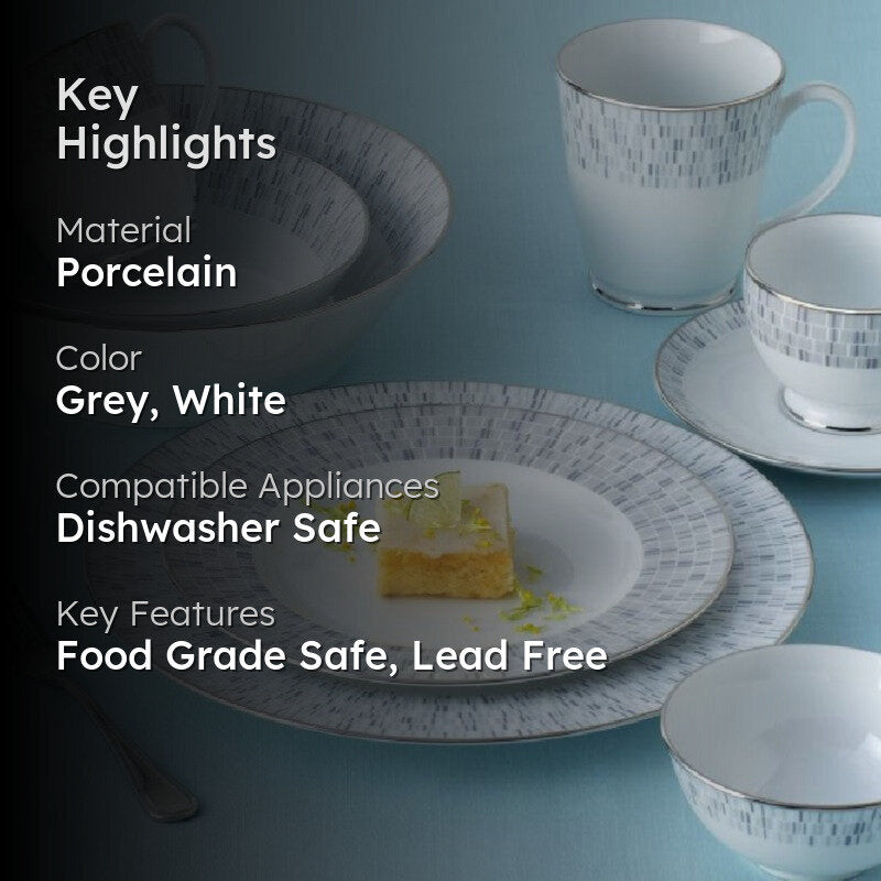 Noritake Celestine Court Dinner Set - Thirty Seven Piece Set media 2