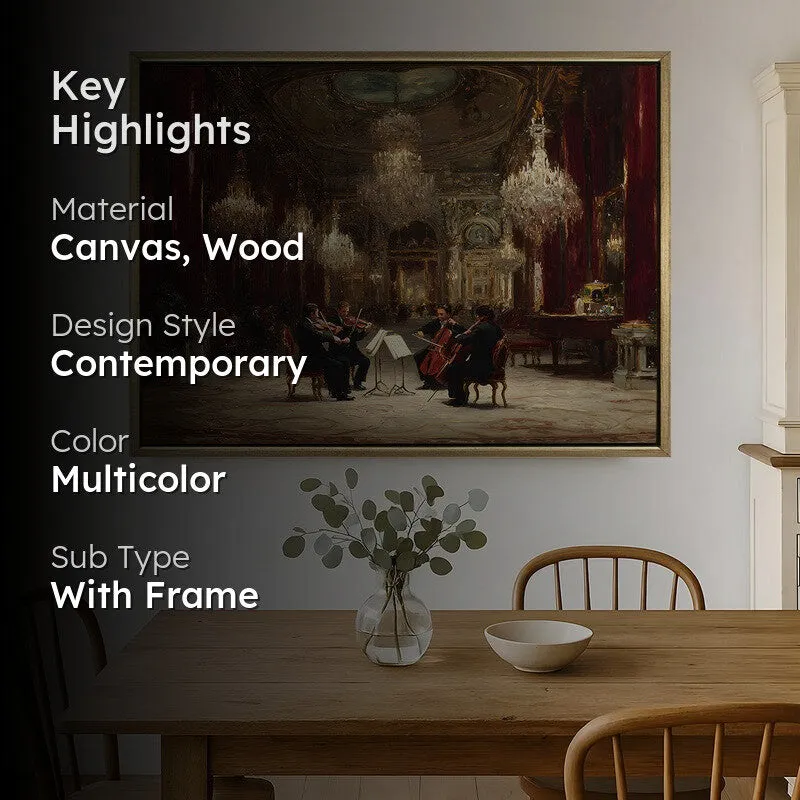 Royal Symphony Canvas Wall Painting With Frame media 2