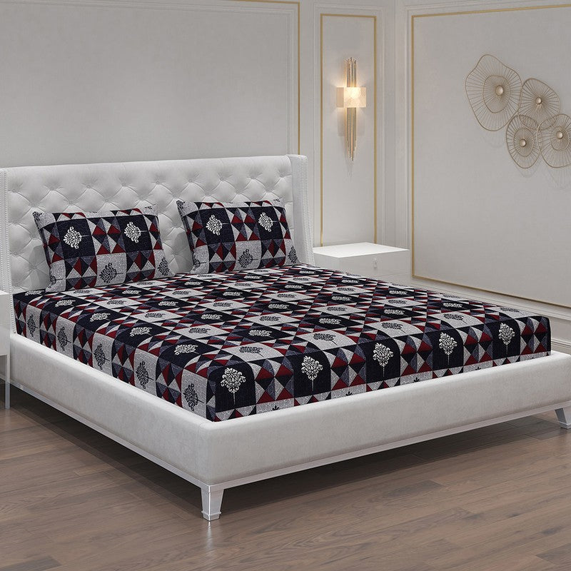 Monte Carlo Geo Magique Bedsheet - 120 GSM