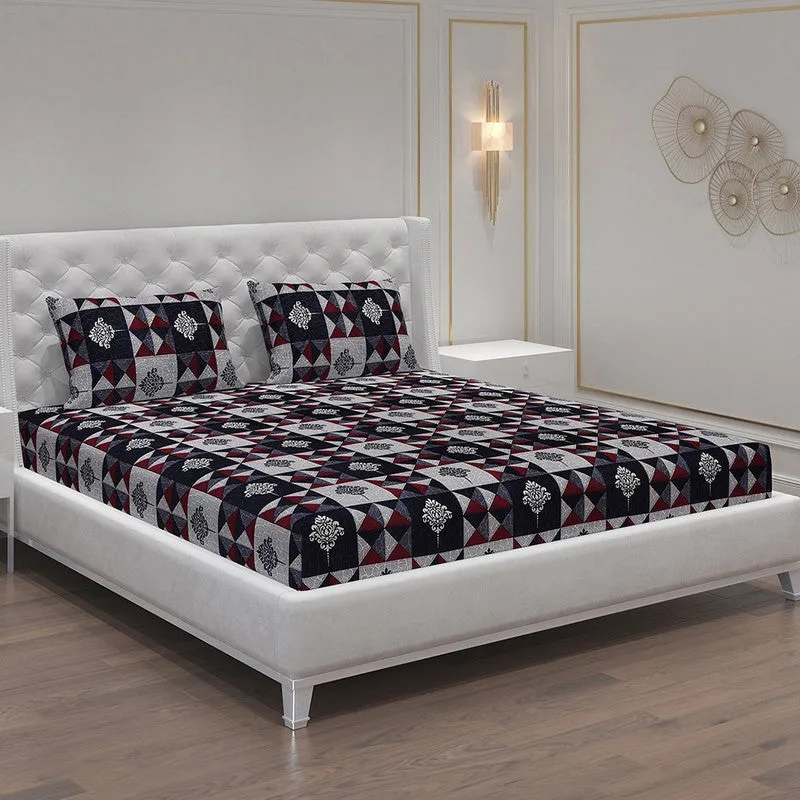 Monte Carlo Geo Magique Bedsheet - 120 GSM media 1