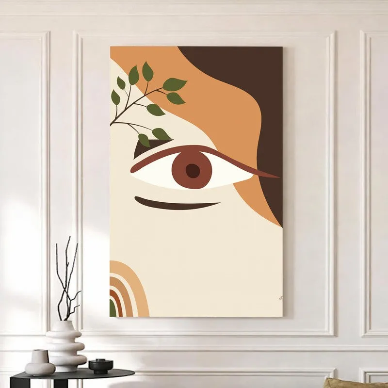 Earthy Eye Canvas Wall Art media 9