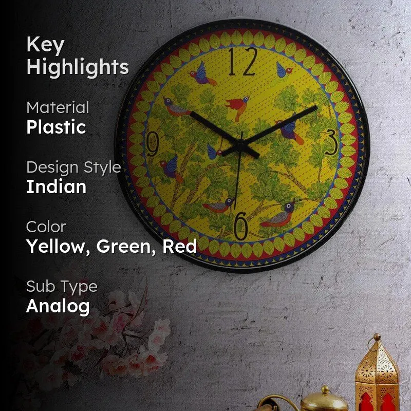 Chidiya Wall Clock media 2