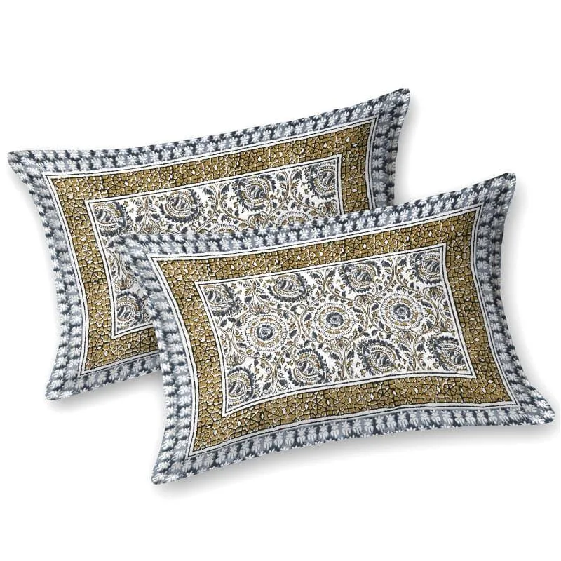 Dobesa Ethnic Cotton Bedsheet - 124 TC media 6