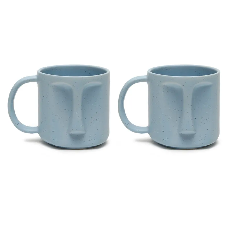 Cuppa Stoneware Coffee Mug (420 mL Each,Blue) - Set Of Two media 3