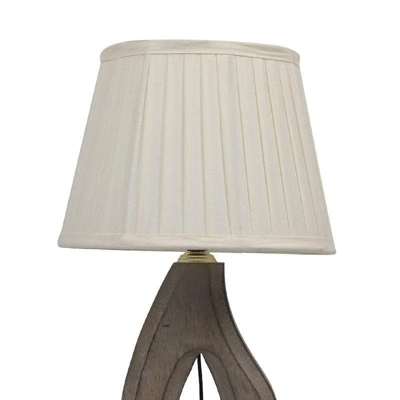 Vesara Cove Fabric Table Lamp - White media 4