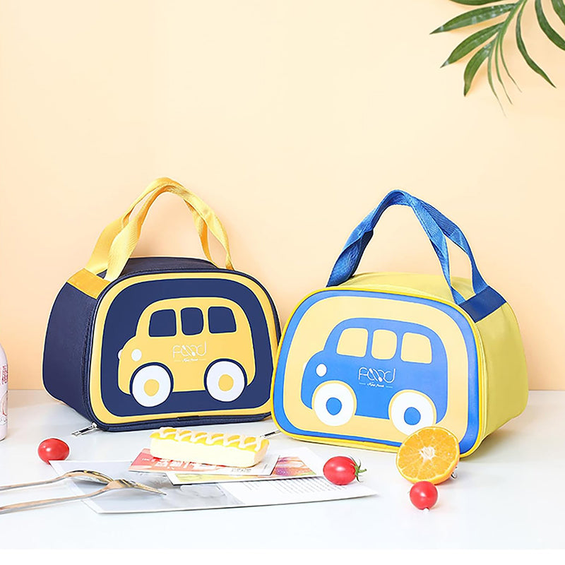 Bus Time Polyester Lunch Bag - Yellow media 8