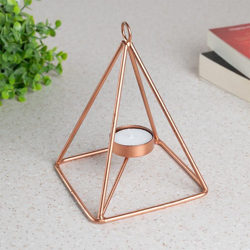 Triangle Shine Tealight Candle Holder
