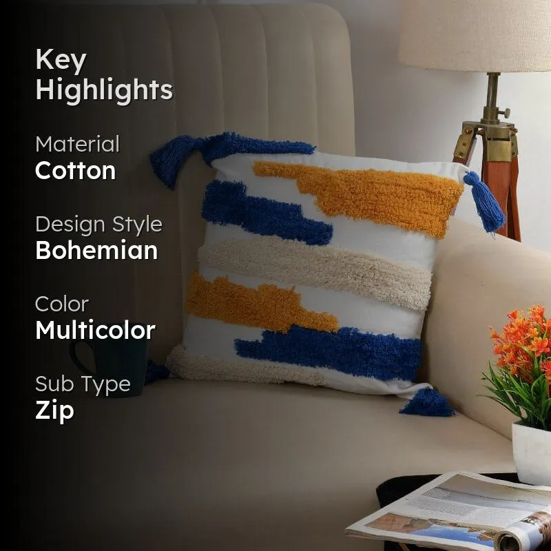 Lennon Tufted Cushion Cover media 2