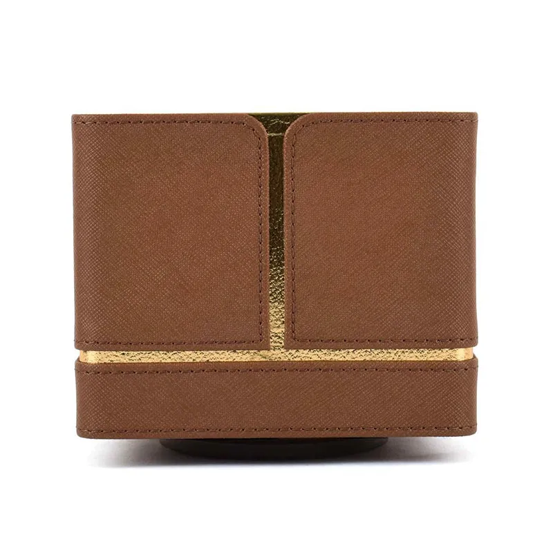 Ceastra Faux Leather Desk Organizer - Brown media 4