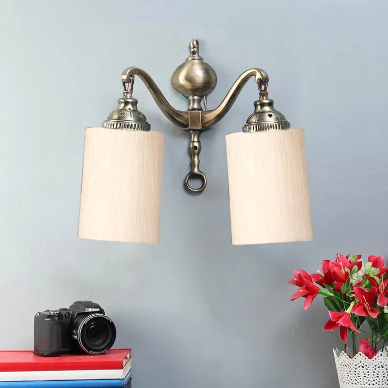 Seraphic Cylindrical Metal Wall Lamp media 3