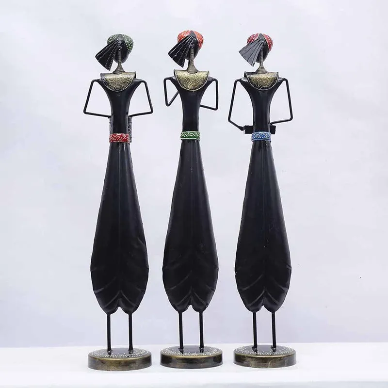 Musical Troupe Ethnic Showpiece - Set Of Three media 6
