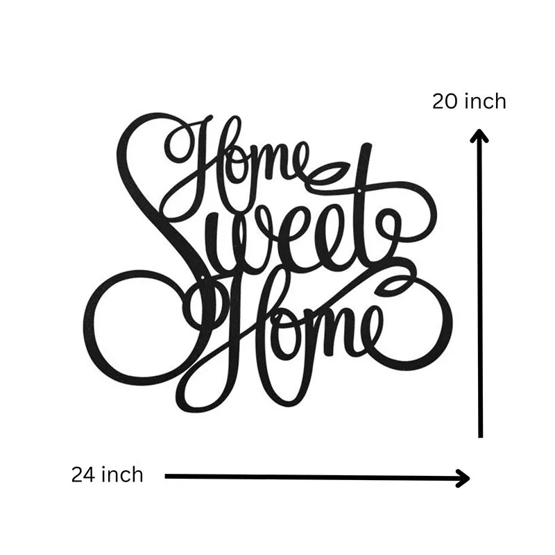 Home Sweet Home Black Iron Wall Accent media 5