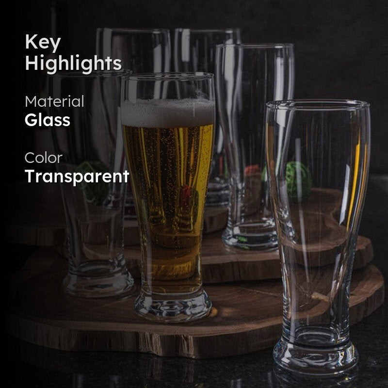 Zyric Beer Glass(580 mL) - Set Of Six media 2
