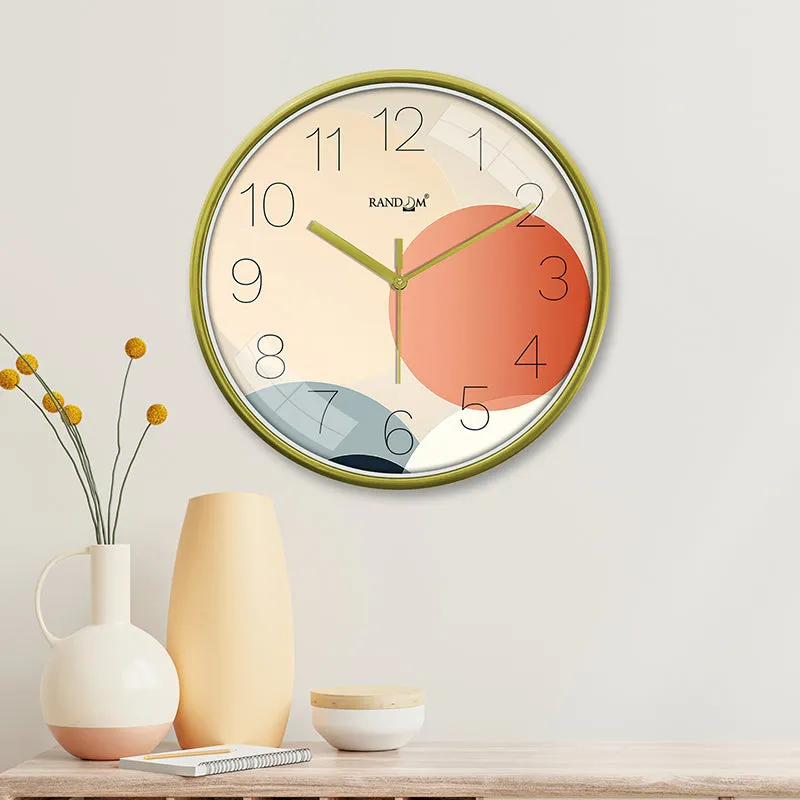 Planet Hues Plastic Analog Wall Clock media 1