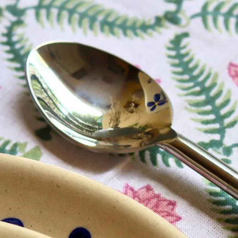 Petal Drop Steel Table Spoon media 5