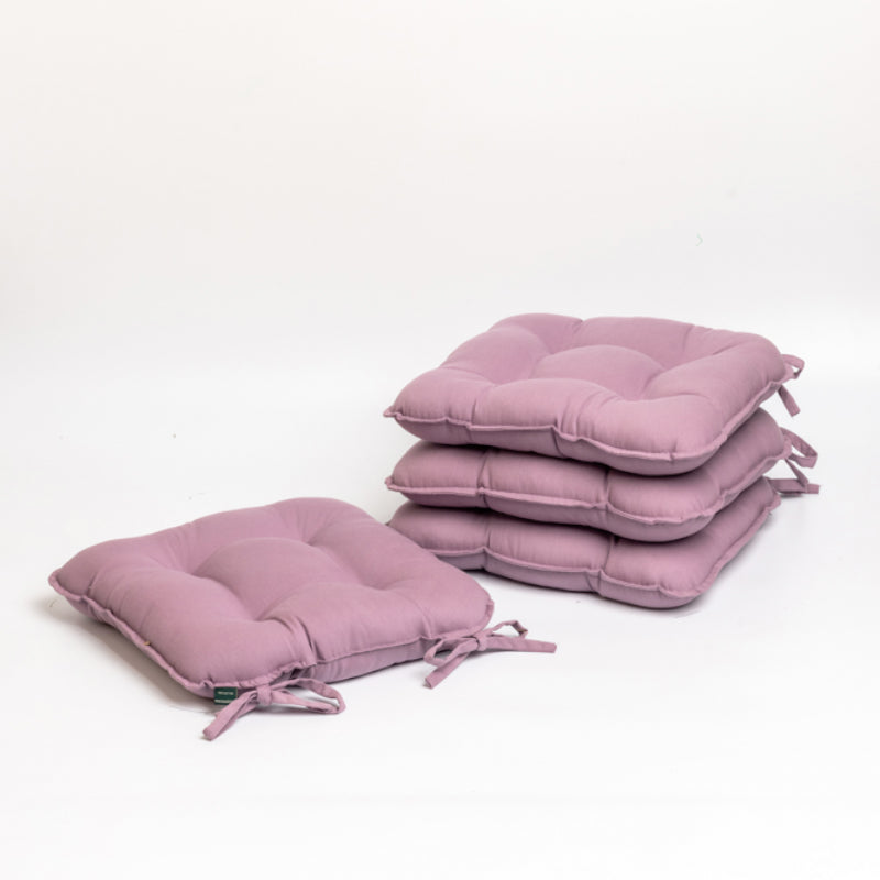 Sylvia Chair Pad (Lilac Purple) - Set Of Four media 5