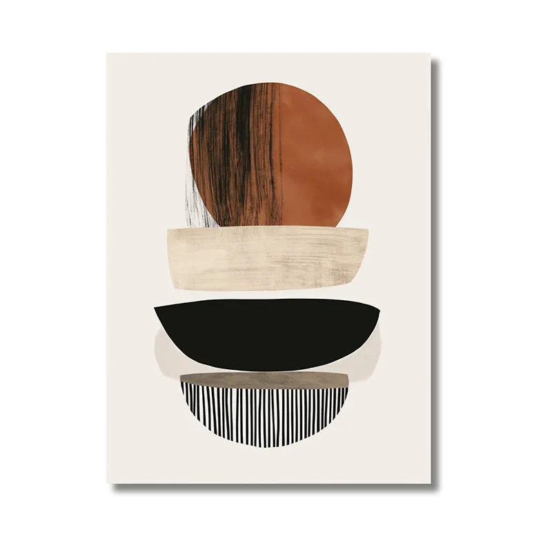 Rustic Splotches Canvas Wall Painting media 3