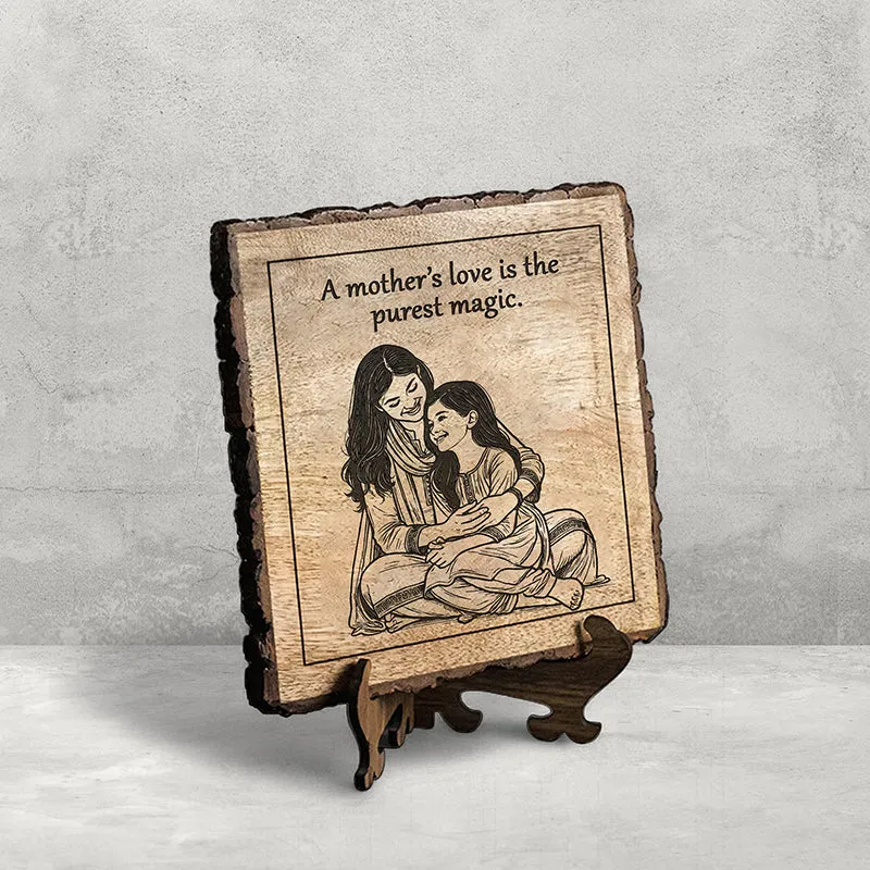The Purest Magic Wood Showpiece - Square media 3