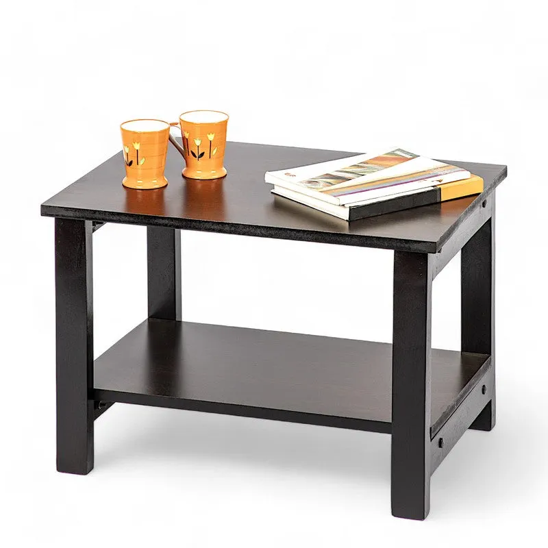 Yirox Sheesham Wooden Center Table - Black media 4