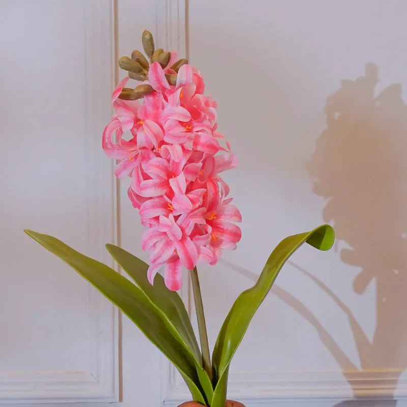 Faux Hyacinth Lily Flower Stick (Pink) - 17 CM media 4
