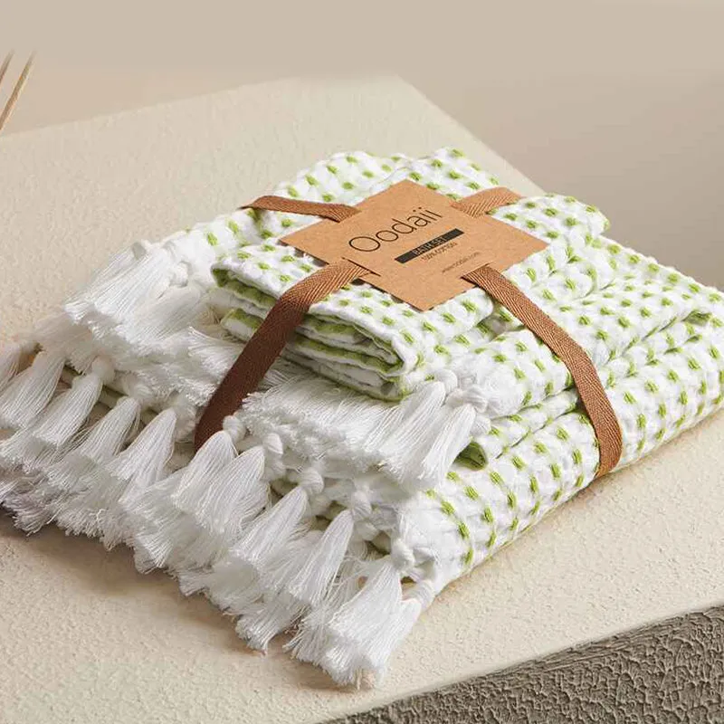 Resho Waffle Towel Combo (Kiwi) - Four Piece Set media 4