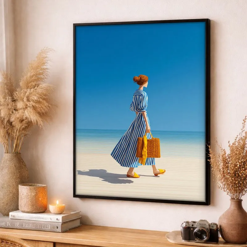 Dreamlike Canvas Wall Painting - Black Frame media 3