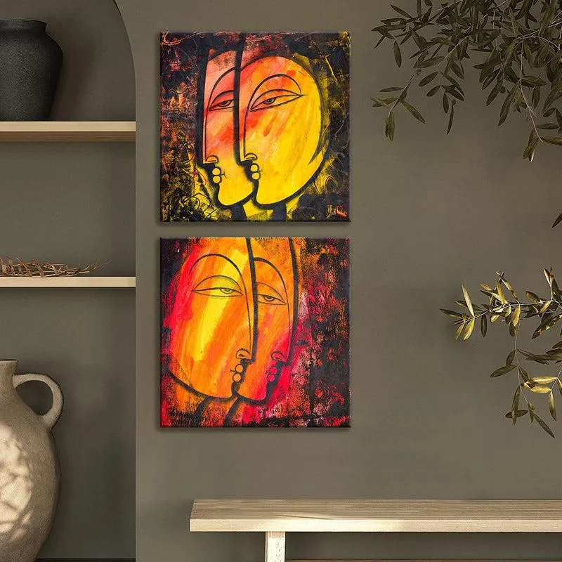 Krishna Sagara Wall Art - Set Of Two media 1